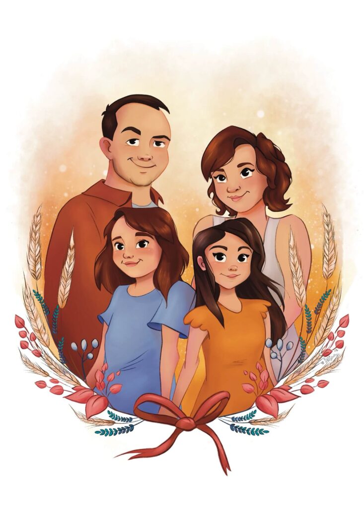 portret rodzinny na zamówienie